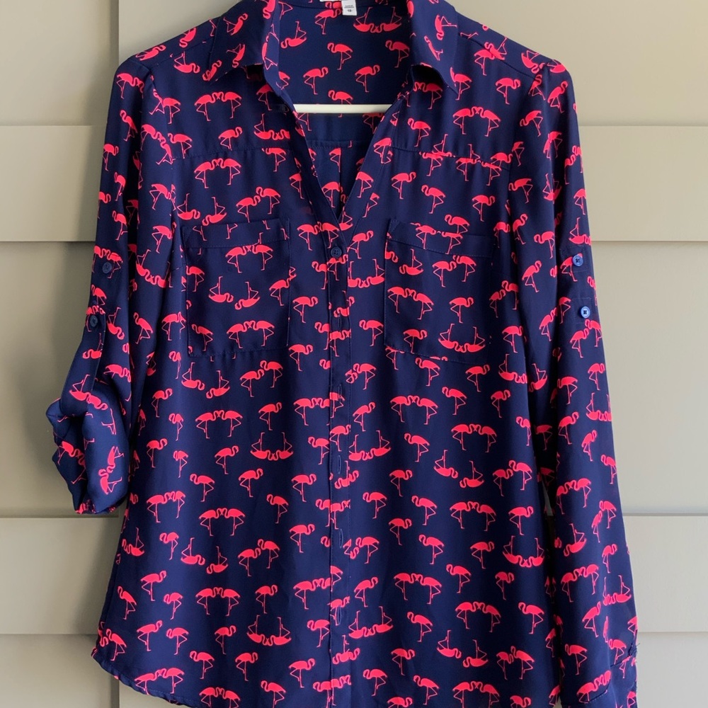 Express Flamingo Portofino Blouse
